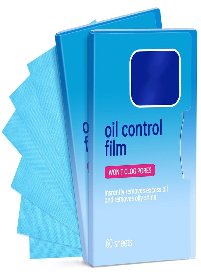 COMFYTOUCH 2 Packs Oil Blotting Sheets for Face (120 Sheets) - Oil Absorbing Blotting Papers for Oily Skin, Makeup-Friendly & Portable Oil Wipes - Image 1
